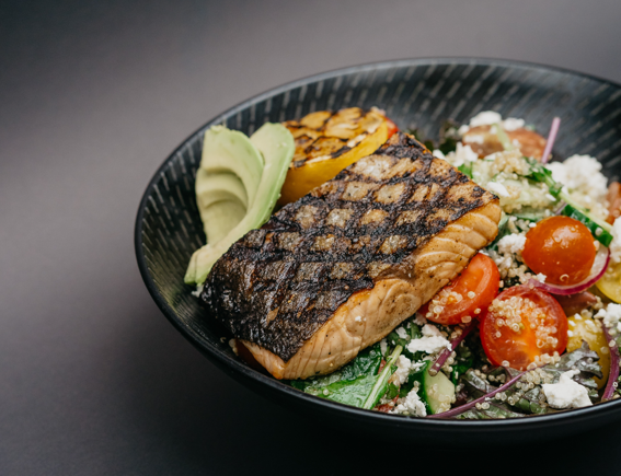 plat diététique au poisson